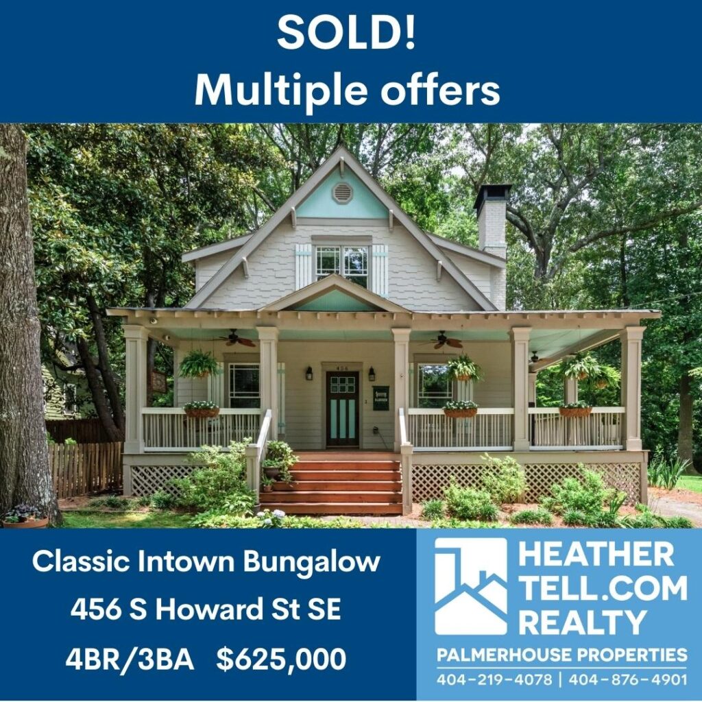 SOLD Heather Tell Realty 456 S Howard St SE Atlanta GA 30317